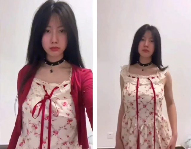 Em dạng chân lộ lồn khít