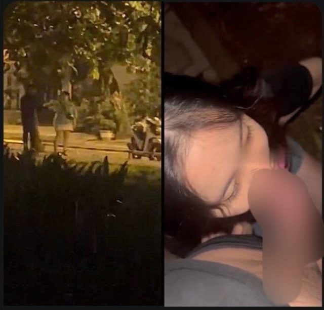 Sex lén lút bu cu ngoài công viên