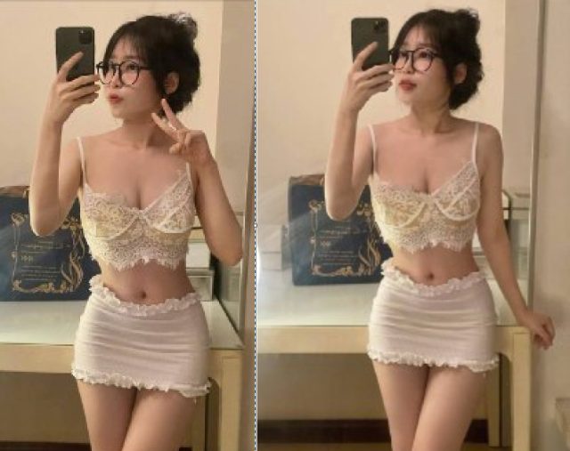 Em da trắng rên la khi doggy