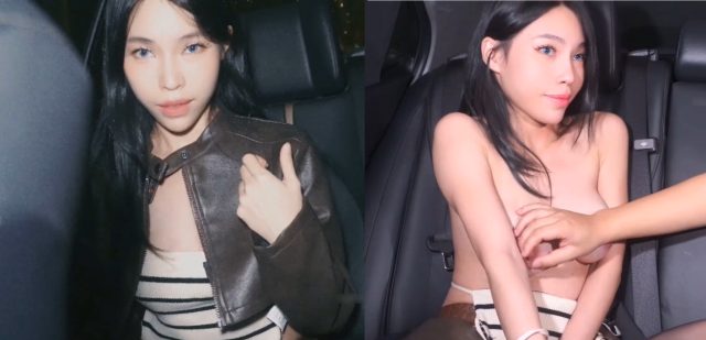 Clip sex Miu đi taxi bị đụ banh háng