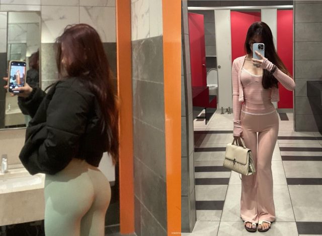 Em sinh viên búi đẹp chăm gym dáng cực ngon