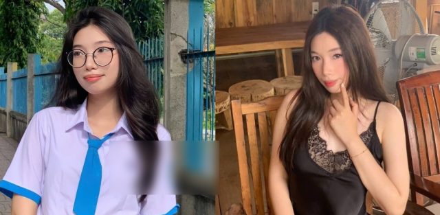 Sex em SV ngoan lớp học dâm trên giường