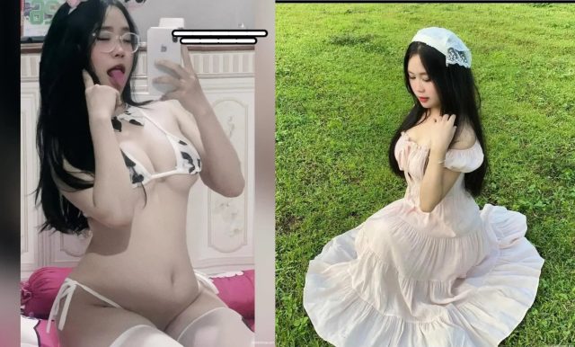 Siêu phẩm nữ sinh vú căng lắc theo nhạc