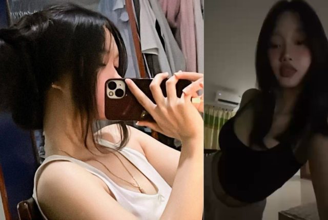 Sex gái xinh với đôi môi căng mọng
