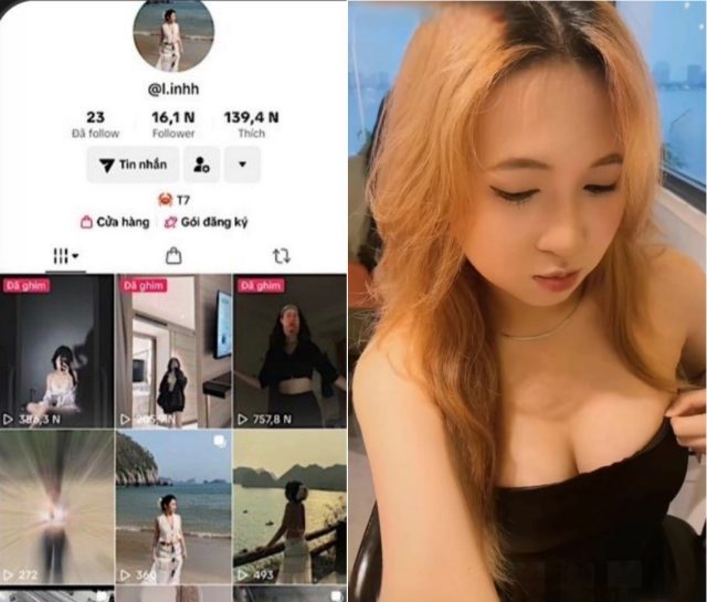 Quan hệ tuyệt vời TikTok Linh vóc dáng ướt át