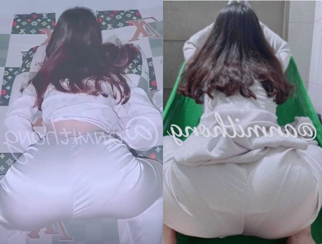 Em áo dài dâm thèm đút cu vào lồn
