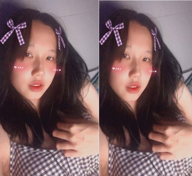 Bé non hẹn bạn trai làm nháy trước khi đi xa