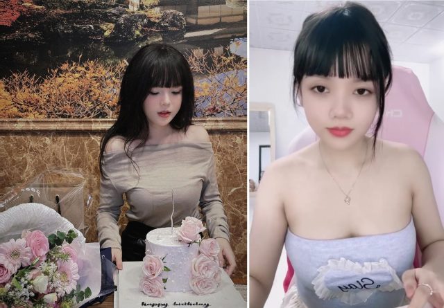 Em gái dễ thương kiếm tiền với vẻ sexy quyến rũ