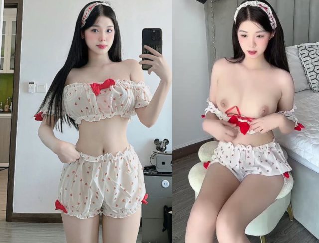 Em xinh Hà Ly vú vừa cầm tay