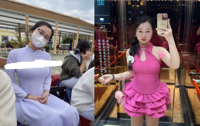 Nữ sinh mũm đít tròn mọng