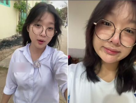 Cảnh nóng nữ sinh Nha Trang đẹp gái dễ mến