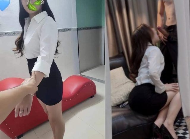 Thư ký lén làm tình với sếp sở hữu cơ thể mạnh mẽ